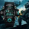 Orologi da polso Moda Multifunzione Orologio sportivo Display Data Calendario Settimana Allarme Unisex 2023 Orologi digitali militari Reloj Hombre