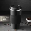 2023 New Drinkware coffee cup 304 stainless steel vacuum color spray office cup outdoor travel cup car water 500ml cup Glass Double Wall Insulated Tumbler