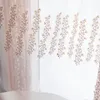 Cortina Luz Luxo E Simples Menina Coração Rosa Estilo Princesa Cortinas Bordadas Em Relevo Para Sala De Jantar Quarto