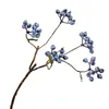 Decorative Flowers MBF Christmas Berry High Quality Artificial Blueberry Fruit Home Wedding Party Floral Arrangement Decoration