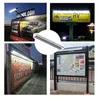 Solar Billboard Licht Wandlamp Aluminium Buis 60led 60cm 12000mAh Reclame Buitenverlichting