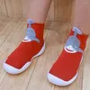 Pierwsze Walkers Cartoon Animals Baby Anti Slip Floor Socks Wysokie Buty z miękkim, grubym dzieckiem maluchów