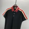 2 Nieuwe Mode Londen Engeland Polo Shirts Heren Ontwerpers Polo Shirts High Street Borduren Afdrukken T-shirt Mannen Zomer Katoen casual T-shirts #1171