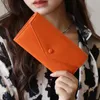 Genuine cow leather women designer wallets long style lady fashion casual clutchs female zero card purses no356