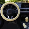 Steering Wheel Covers Car Cover Braid Handbrake Automatic Plush Gear Shift Accessories