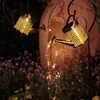 Garden Decorations Solar led String Light Enchanted Watering Can Light Waterproof Garden Decor Yard Retro Lamp Outdoor Table Patio Lawn Yard Art 230606