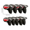 Other Golf Products 9Pcs Golf PU Headcovers Covers For Driver Fairway Putter Sharks Shapes Golf Iron Clubs Set Golf Heads Cover Golf Iron Head Cover 230606