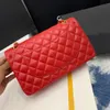 9A Top Bags Designer de luxo Ladies Mensageiro FLAP 25.5cm Flip Classic Fashion Multicolor Purse