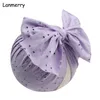 Acessórios para o cabelo Respirável Soft Bowknot Baby Turban Hat Born Summer Infant Big Bow Elastic Head Wrap For Kids Fashion