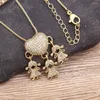 Chaînes AIBEF dessin animé amitié enfants pendentif colliers mode coréenne garçons et filles beaux cadeaux bijoux en gros