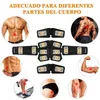 Core Abdominal Trainers Estimulador Muscular Elétrico Eletroestimulador Fitness Body Slimming Fat Burning Machine Ems Trainer Exerciser Massage 230606