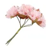 Decorative Flowers Artificial Bouquet Fake Carnation Flower Leaf Wedding Home Party Tables Decoration Mother's Day