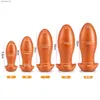 Doux Silicone Liquide Surdimensionné Forme Plug Anal Godes Gros Dilatateur Anal Butt Plug Stimuler Anus Sex Toys pour Femmes et Hommes L230518