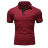 Mens Polos Polo Shirt Tennis Dot Graphic Plus Size Print Kort ärm Dagliga toppar Basic Streetwear Golf Collar Business 230607