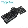 Teclados teclados teclas teclado letras silicone layout interface usb teclado macio e durável pc desktop portátil