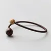 Cadena Budismo Tibetano Bodhi Cuerda hecha a mano Trenzada Simple Pulsera de madera especial Brazalete Yoga Amuleto Pulsera para hombres y mujeres 230606