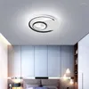 Lustres Moderne LED Lumières Pour Chambre Salon Ronde Dimmable Lampes Maison Déco Luminaire Luminaires AC90-260V Lustre