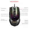 Mice Mice Wired Gaming Mouse 10000 Optical Sensor RGB Backlit Photo Setting Macro for PC Gamers Office Home