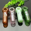 Smoking Pipes bongs Manufacture Hand-blown hookah Colored cartoon logo glass pipe