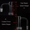 Tour de contrôle de banger à quartz entièrement soudée et clous sans couture XL Terp Slurper Quartz Banger pour bangs à eau en verre Dab Rigs Pipes Smoking Shop Bord biseauté