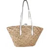 Ins Big Girls Bree Broidery Weaving Handbags Designer Kids Kids Daisy Sac fourre-tout de grande capacité