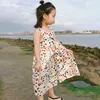 Abiti da ragazza New Summer Girls 'Vestito Cute Abstract Colorful Dot Princess Party Bambini Baby Kids Girls Abbigliamento R230607