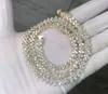 Colar de diamante Riviere de design 925 colar de tênis de moissanita de prata esterlina