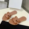 Luxury TRIOMPHE Designer Slipper Soft Massage Slides Sandali Scarpe Slide Summer Beach Outdoor Cool Pantofole Fashion Flat Flip Flops Walking 35-40