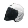 Casques de moto Demi-casque blanc Sport de plein air Hommes et femmes Racing Open Face DOT Approved