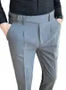 Pantalons pour hommes hommes été hommes survêtement affaires Stretch mince classique pantalon mince coton élastique pantalons décontracté léger respirant