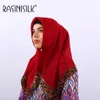 Bufanda de viento nacional completamente nueva Pañuelo en la cabeza musulmán hijab Bufanda de suéter conveniente para mujer Toda Malasia shawl2594
