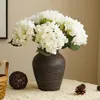 Artificial Hydrangea Flower 47cm Fake Silk Single Real Touch Hydrangeas for Wedding Centerpieces Home Party Decorative Flowers