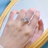 Cluster Rings 2023 925 Серебряное кольцо 6 13 лошадиных глаз Diamond Wedding Свадьба для женщин