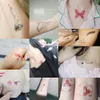 Tattoos, 30 Stück, temporäre Tattoos für Damen, Herren, Kinder, wasserdicht, kleine dunkelschwarze Gesichtsaufkleber, Blumen, Buchstaben, Fake Tattoo, Kinderkörperkunst