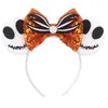 Hair Accessories 8pc/Lot Halloween Headband Fashion Sequins Mouse Ears Teenager Festival Hairband Girls Kids Gift Party Headwear