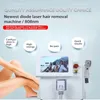 Diodlaserhår ta bort isplatina smärtfritt hårborttagningsmaskin 3 våglängd 755/ 808/1064 för hemmabruk och salong varm försäljning ce