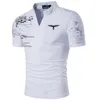 Mens Polos Dingshite Summer Casual Polo Shirt Män Kort ärm Affärsmodedesign Toppar Klänning för Clothin 230607