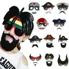 Party Masks 11 Styles Halloween Funny Glasses Masquerade Party Cosplay Beard Eyewear Festival Adults Costumes Accessories Pography Props 230606