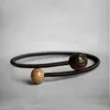 Cadena Budismo Tibetano Bodhi Cuerda hecha a mano Trenzada Simple Pulsera de madera especial Brazalete Yoga Amuleto Pulsera para hombres y mujeres 230606