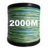 Gevlochten Lijn 2000M 500M Zoutwater 8 Draden 4 PE Vissen Gevlochten 1888LB Glad Multifilament Super Duurzaam Pesca 230606