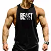 Men's Tank Tops Men's Bodybuilding Tank top Gym Fitness Sleeveless Shirt men's Running Vest Cotton Sports Singlet Vest men's clothing 230607