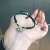 Link Armbanden Handgemaakte Touw Geweven Armband Aardbei Kristal Kers Dame Vriendin Temperament Fairy Serie Ins Wind Student Gift