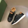 Luxury Designer Shoes Men Casual Shoe Calfskin Sneakers Kohiden inuti är mycket bekväm MKIJUY00000001