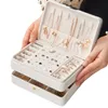 Scatole per gioielli Orecchini collana portagioie portagioie portagioie multifunzionale in pelle personalizzazione scatola portagioie 230606