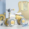 Hxl Voiture d'équilibre pour enfants Trotteur pour enfants Voiture de jouet pour enfants Luge à quatre roues coulissante