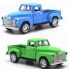 Diecast Model Pickups Truck 1 32 Scale Pull Back Alloy Toys Vehicle Christmas Collection Gift Toy Car For Boys Children Y110 230605