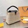 designer beach bag tote bag handbag fashion luxury high quality grass woven bags crossbody bags essential for summer beach party