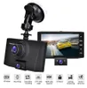 4,0 tums bil DVR -videoinspelare Registrator Recorder Dash Camera Full HD 1080p 3 i 1 Dash Cam HD Dual Lens 720p Z35