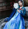 Stage Wear 2023 Ropa Tradicional China Long Sleeve Dress Dancer outfit Traditionella kinesiska cosplaydräkter för kvinnor Hanfu Red