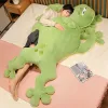 130 cm géant grande grenouille en peluche peluche peluches grenouilles jeter oreiller coussin décor à la maison enfants cadeau d'anniversaire pour garçon grand oeil